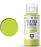 VALLEJO TEXTILE COLOR 54: 60 ML. BRIGHT GREEN - Al Masam Stationery LLC